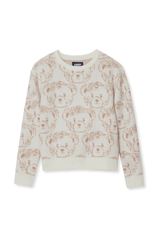 Girls Jacquard Knit Sweater