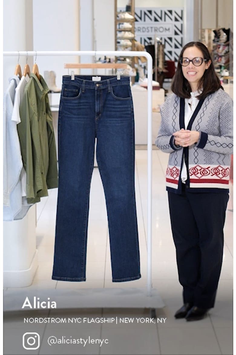 The Valentina Super High Waist Mini Bootcut Jeans video