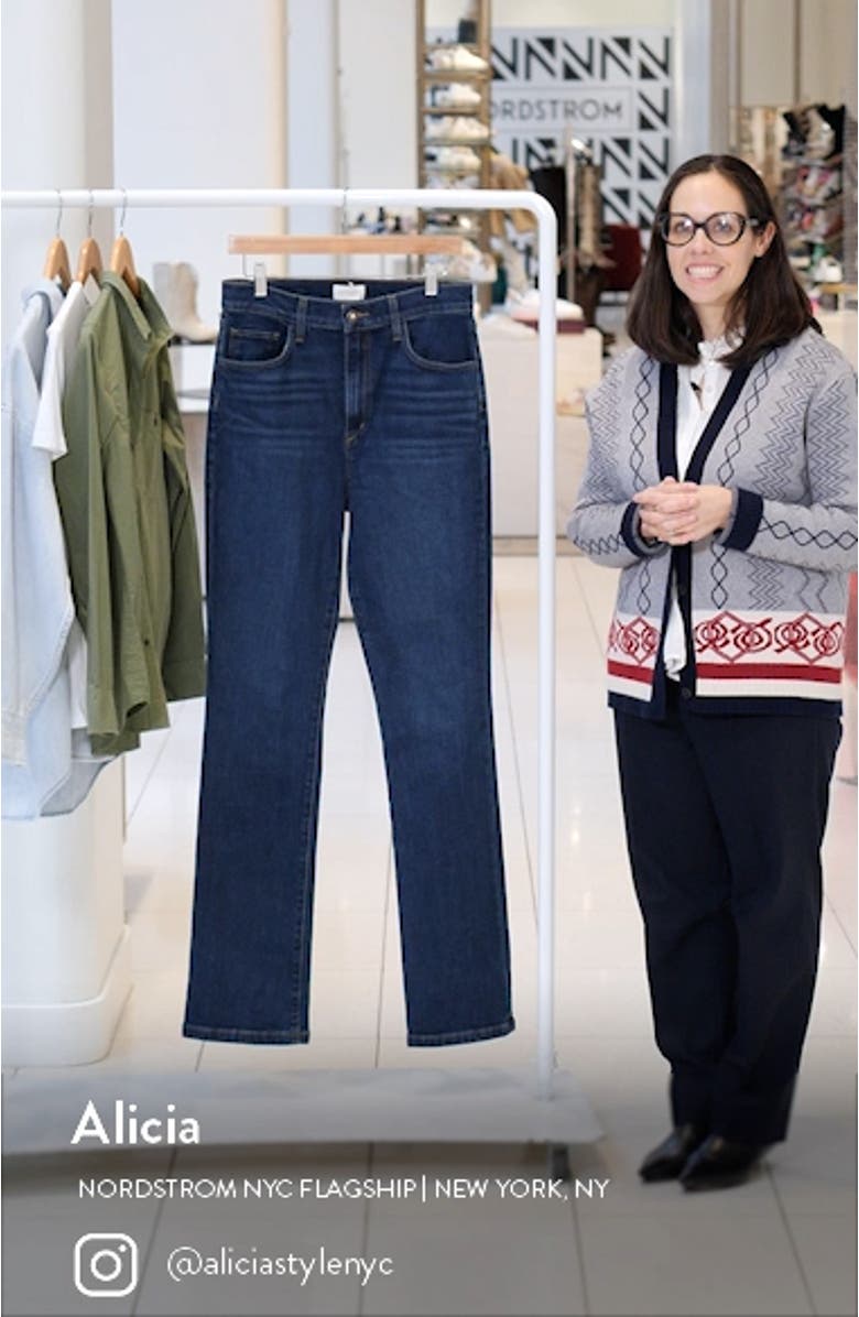 The Valentina Shortie Super High Waist Mini Bootcut Jeans, sales video thumbnail