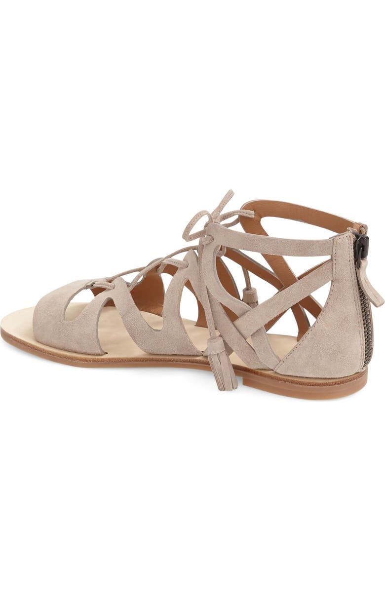 Elie Tahari 'Tsunami' Tassel Ghillie Sandal, Alternate, color,