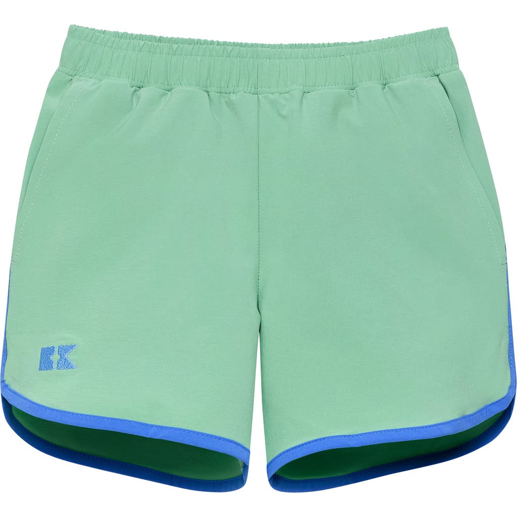 Courtside Kids Boys Retro Super Short In Green