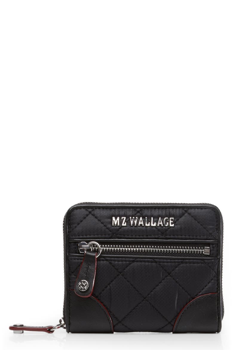 Mini Crosby Wallet, Main, color, BLACK