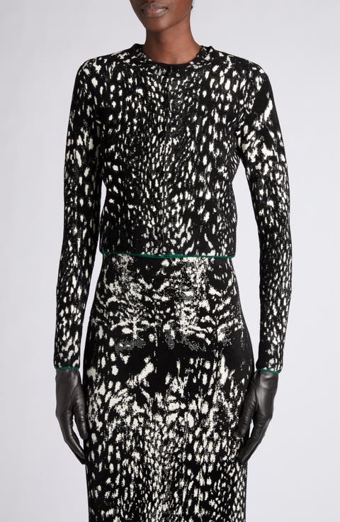 Lynx Jacquard Cardigan