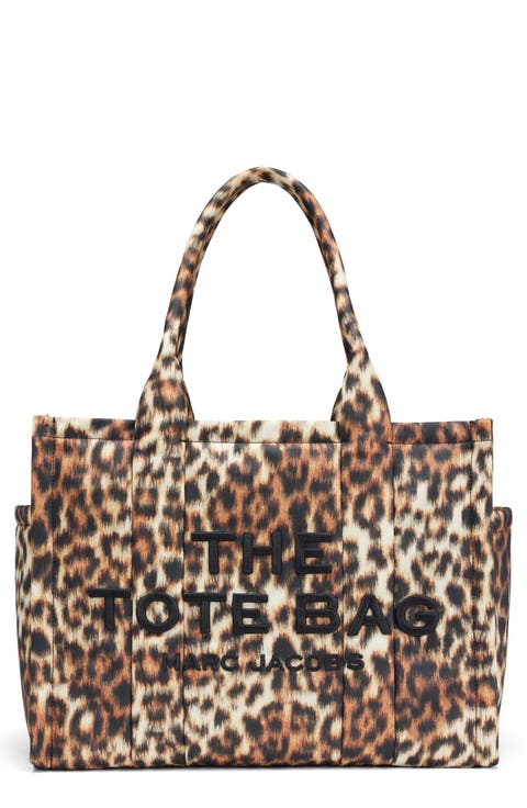 Large The Tote Bag Leopard Puffy Tote