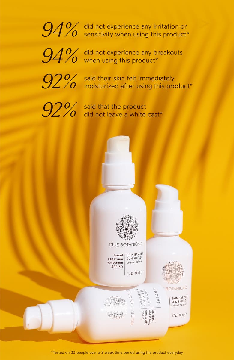 True Botanicals Skin Barrier Sun Shield SPF 30, Alternate, color, 