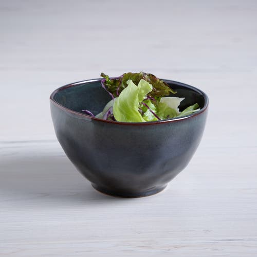Porto Brasil Organic Soup/dessert Bowl Set Of 6 In Black