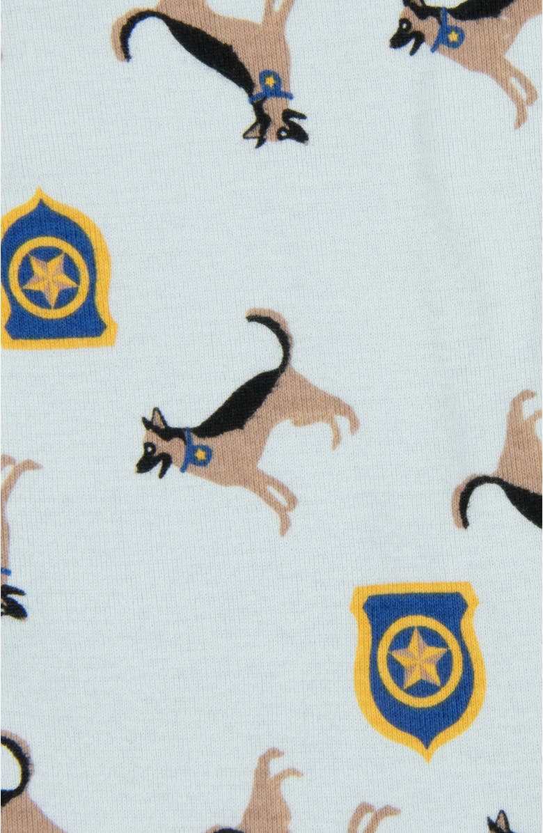 Leveret Kids Cotton Two-Piece Printed Pajamas, Vehicles & Machines, Alternate, color, Police Dog