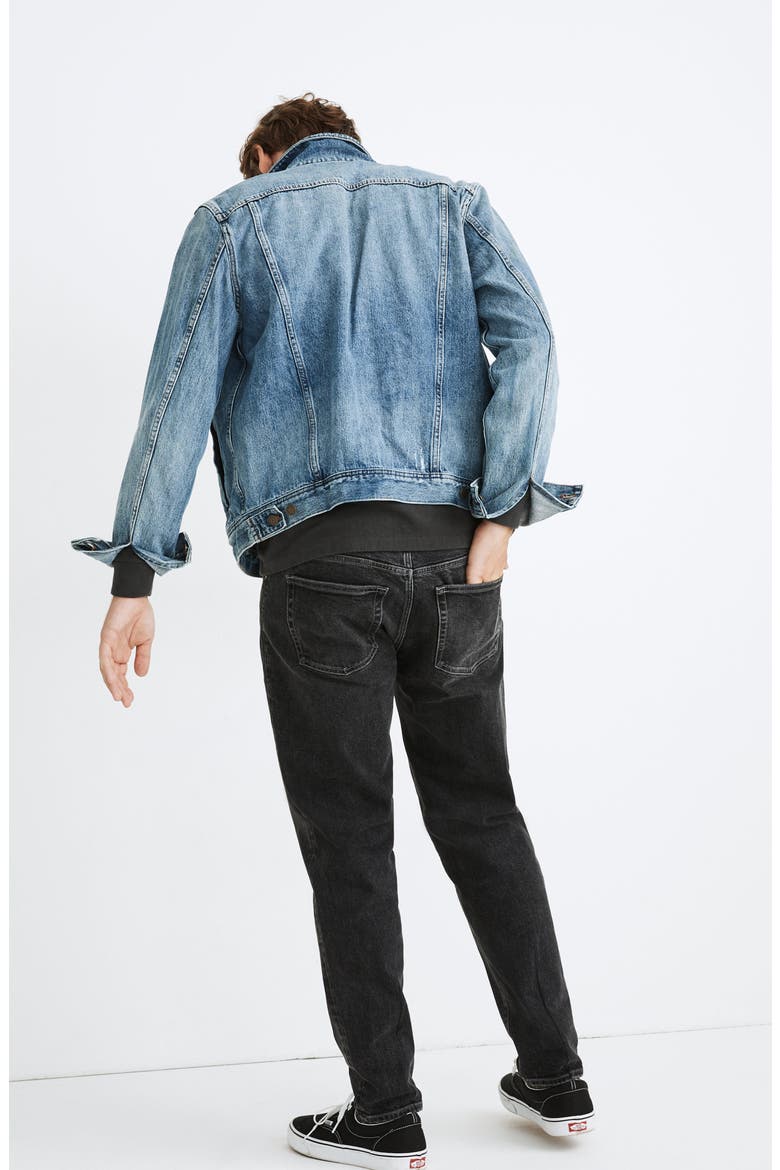 Relaxed Fit Tapered Leg Authentic Flex Jeans, Alternate, color, CLAYBROOK