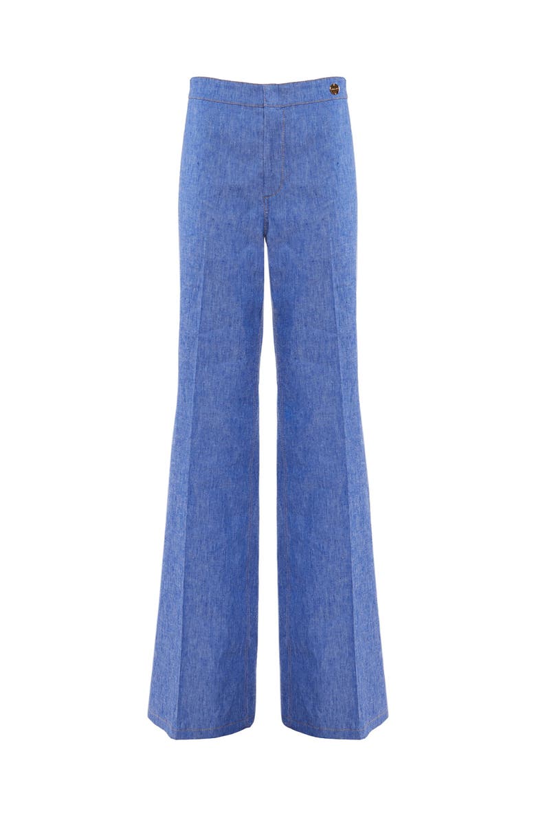 Callas Milano Jane Stretch Denim Flare-leg High Waist Jean, Main, color, Blue