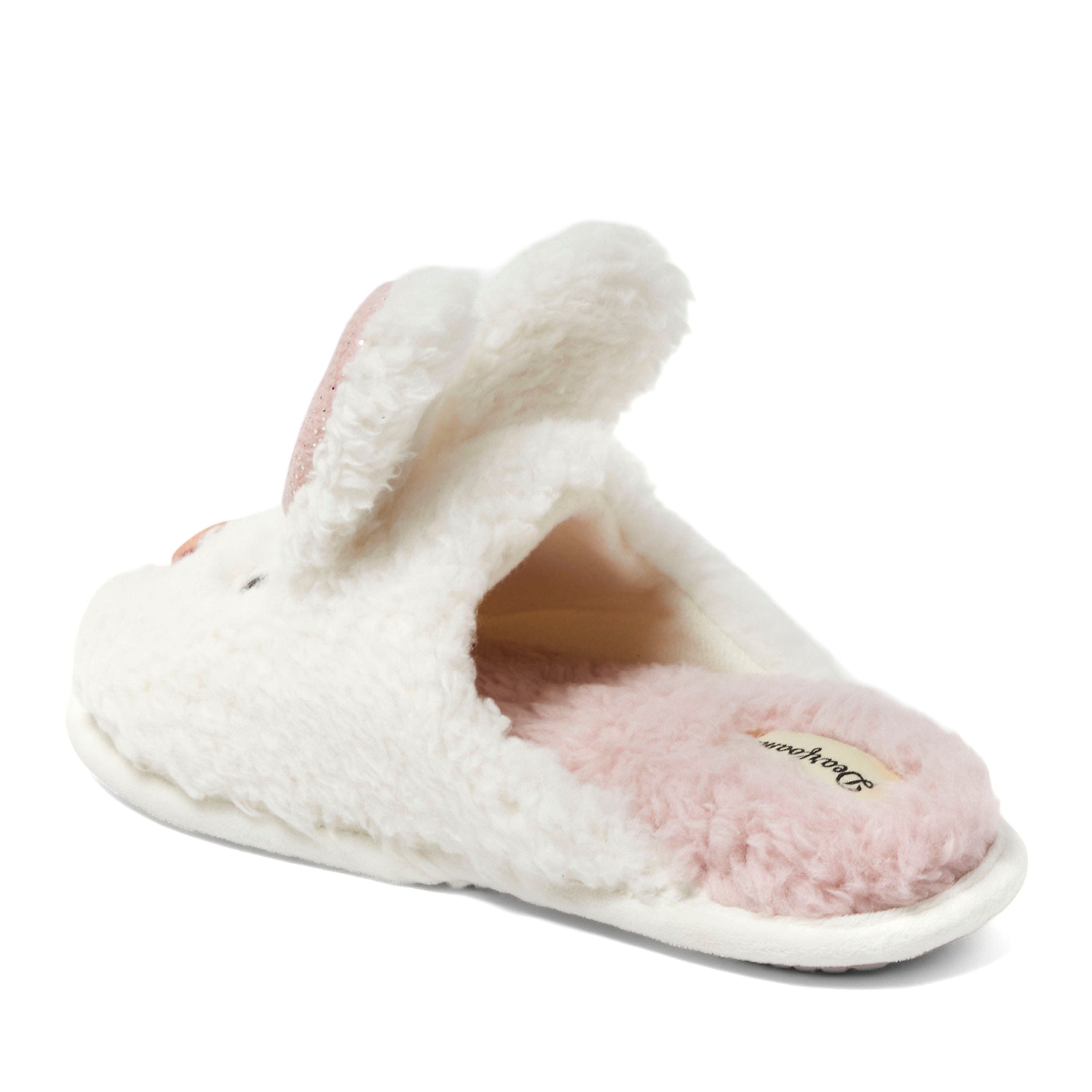 DEARFOAMS Shay Novelty Easter Bunny Rabbit Scuff Slipper, Alternate, color, 