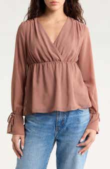 Open Edit Babydoll Chiffon Top