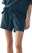 MANGO Cotton Blend Terry Shorts