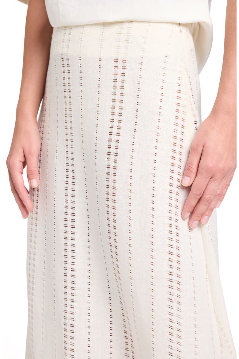 The A-Line Unlined Skirt, Alternate, color, IVORY
