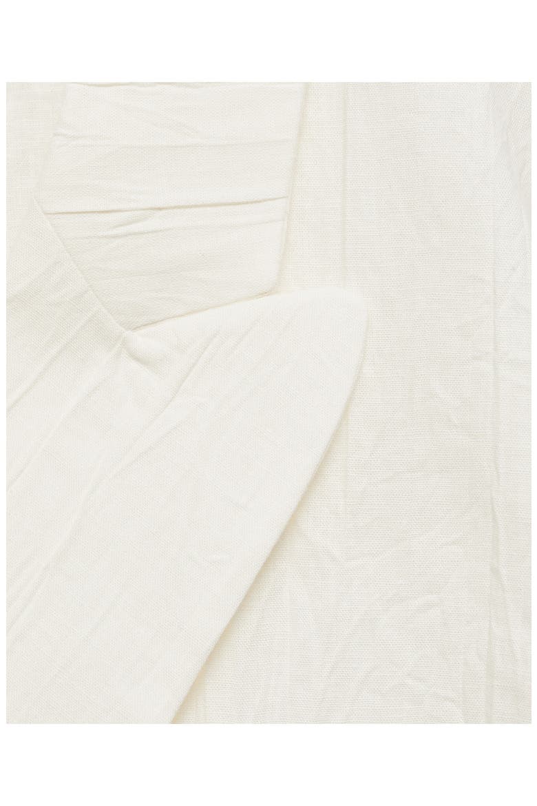 Wrinkled Effect Double Breasted Suit Jacket, Alternate, color, WHITE