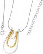Lucy Quartermaine Horse Shoe Tri Pendant