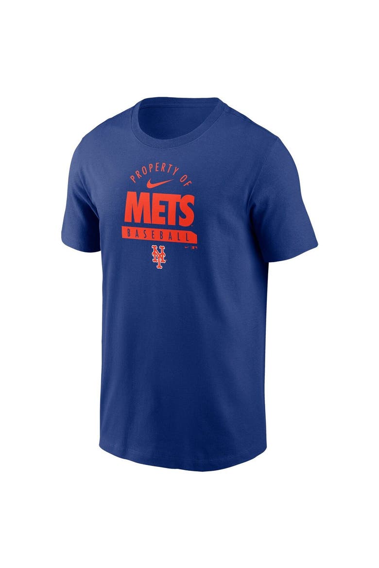 Men's Nike Royal New York Mets Primetime Property Of Practice T-Shirt, Alternate, color, Royal