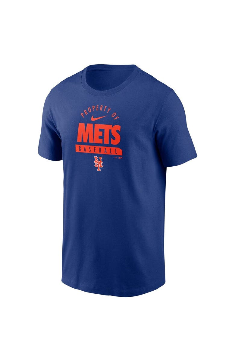 Nike Men's Nike Royal New York Mets Primetime Property Of Practice T-Shirt, Alternate, color, 