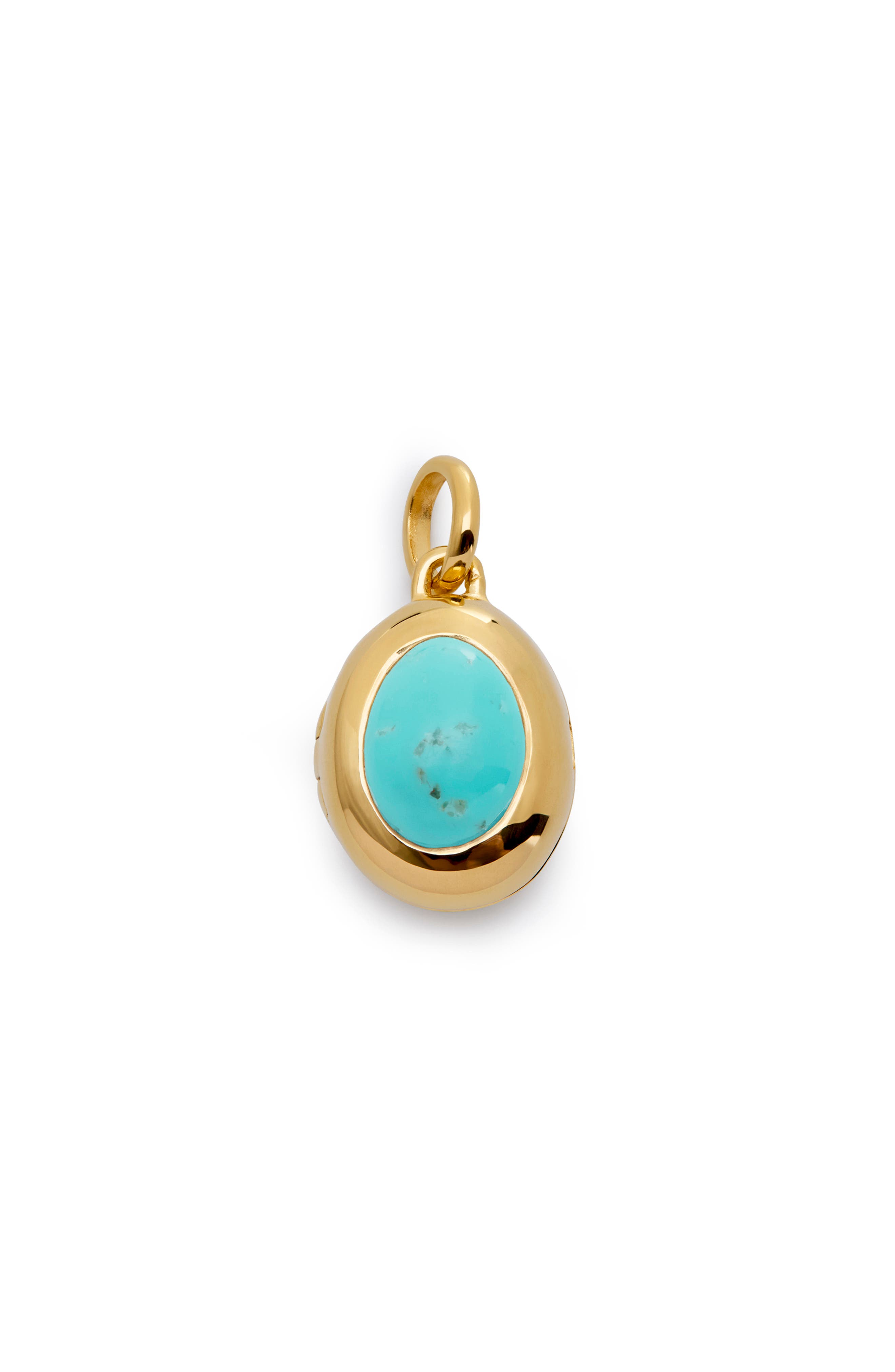 18CT GOLD VERMEIL / TURQUOISE