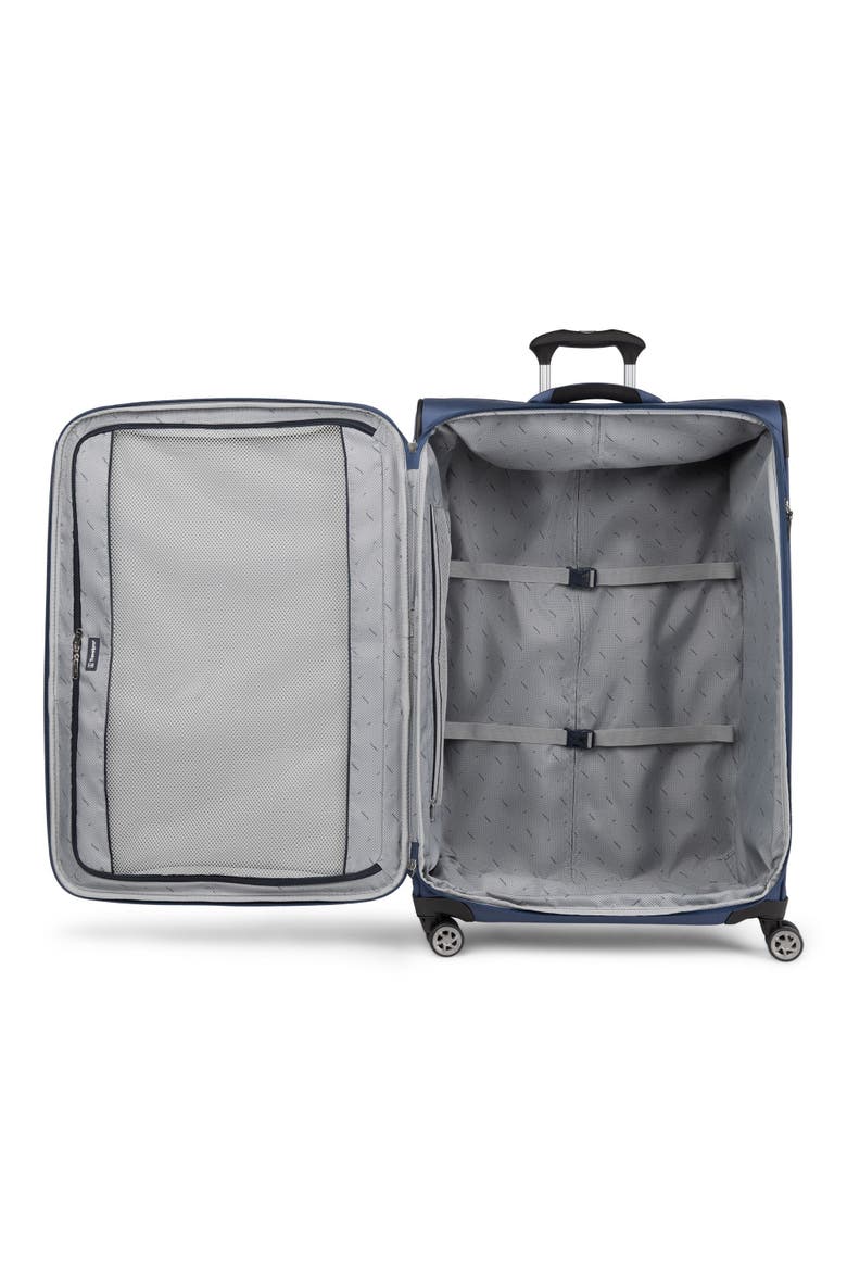 Walkabout 6 Softside Expandable 29" Large Checked Spinner Luggage, Alternate, color, Ocean Blue