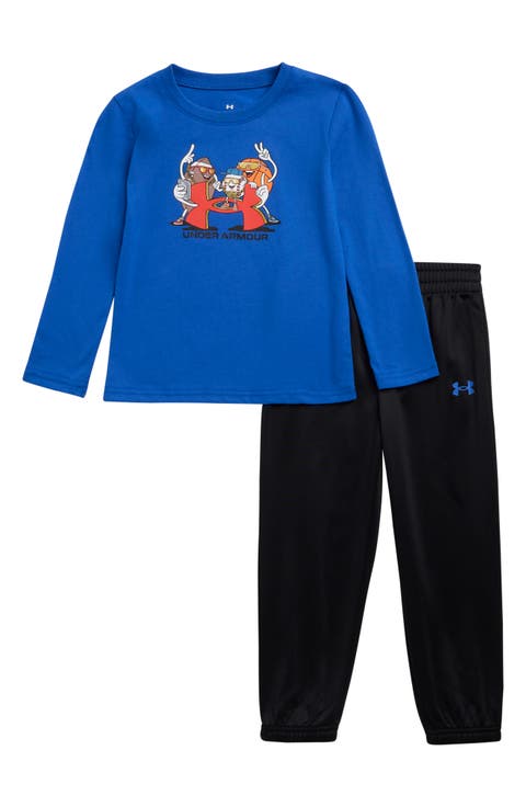 Kids' Long Sleeve Graphic T-Shirt & Joggers Set