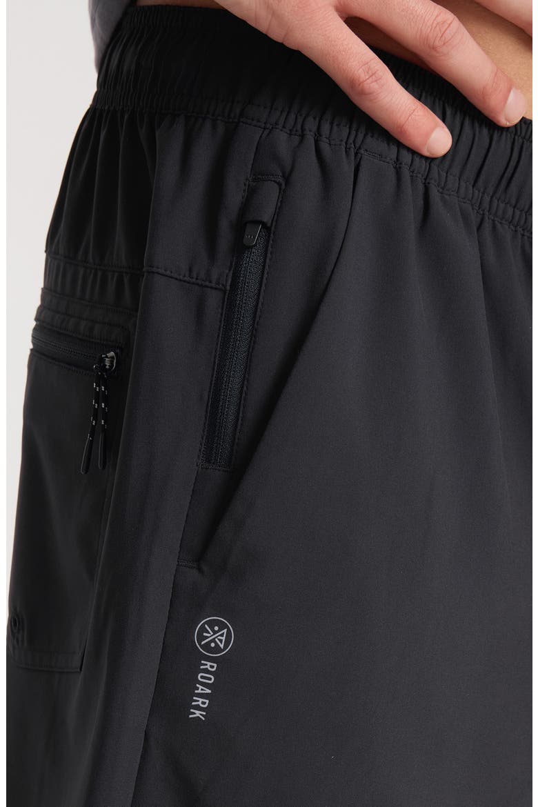 Serrano 7 Drawstring Shorts, Alternate, color, BLACK