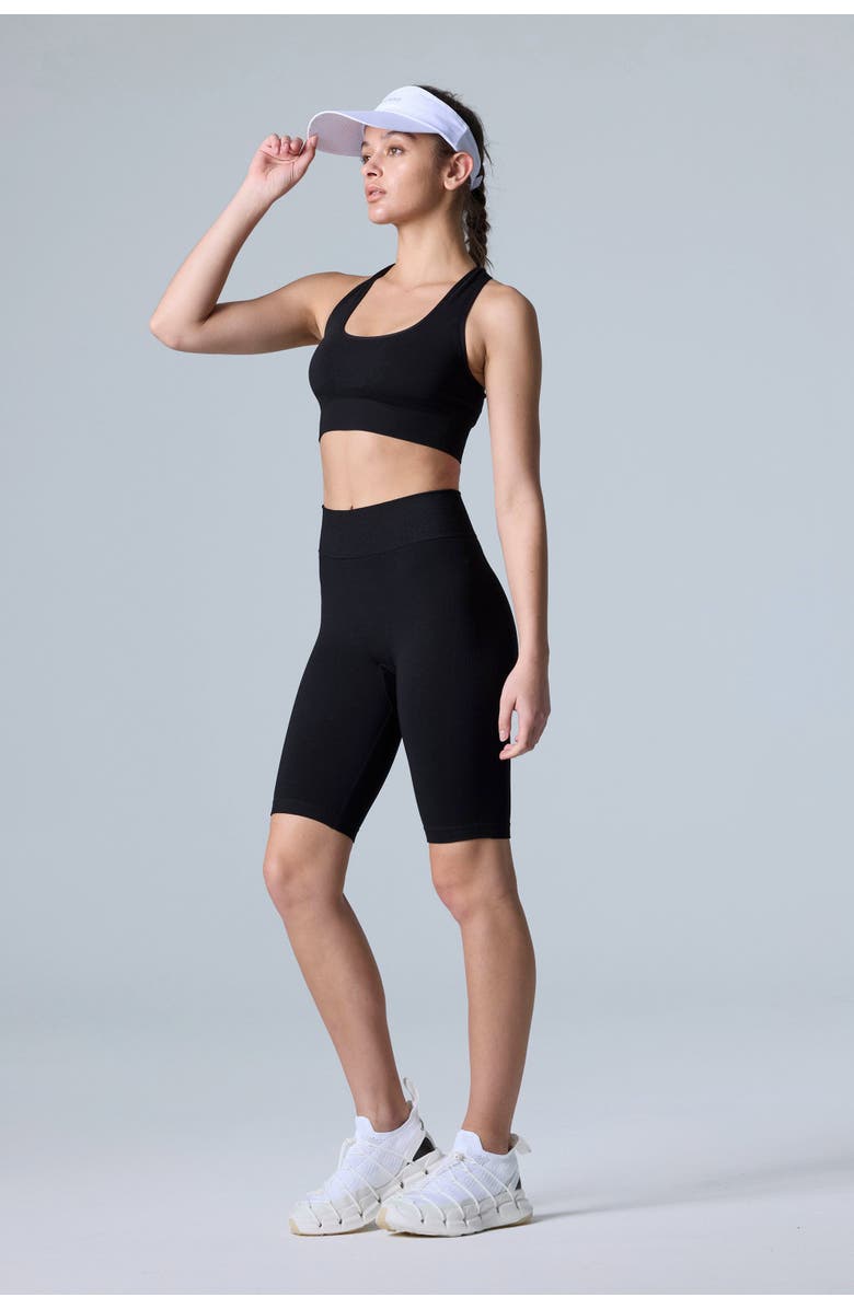 COZY ZERO Women's Tech Merino Mid-Support Sports Bra, Alternate, color, Black