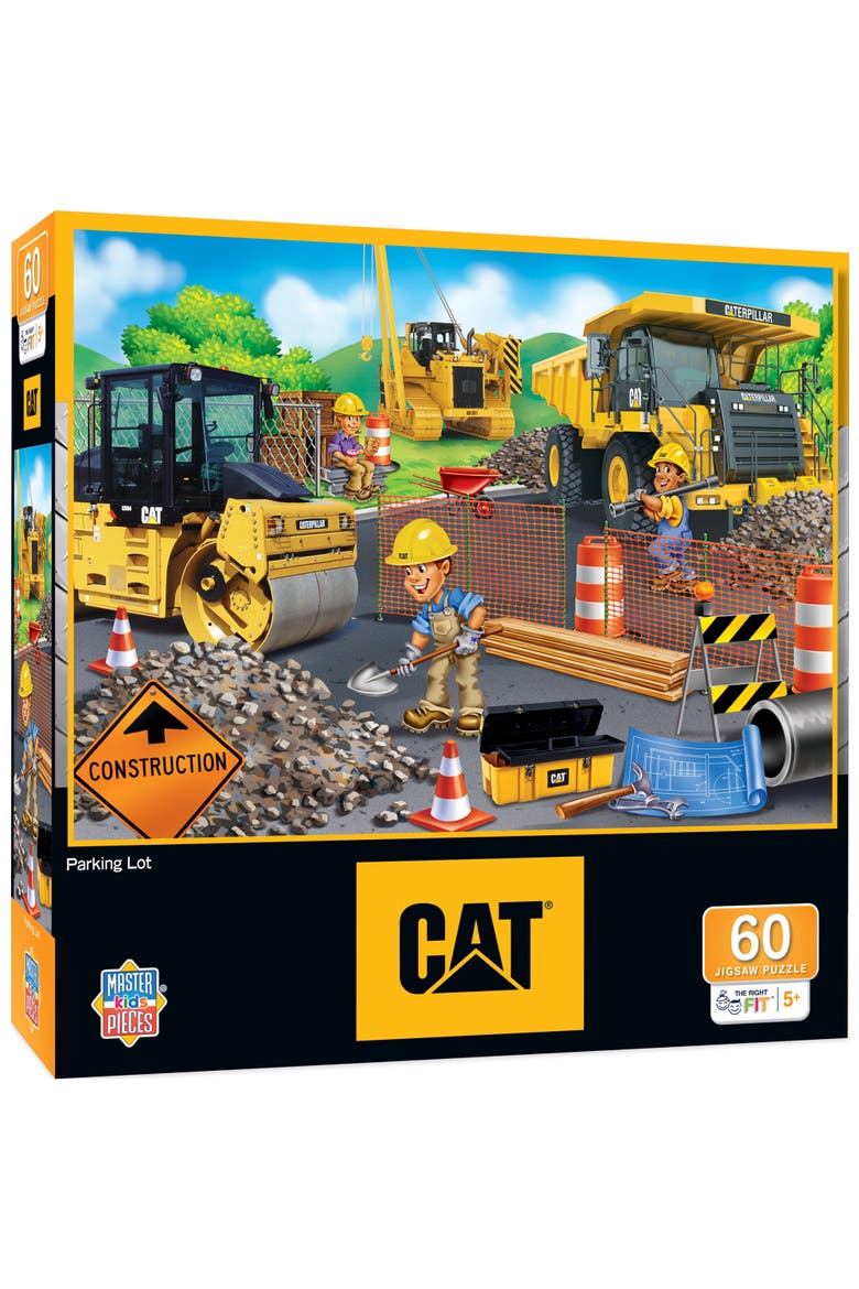 CAT Parking Lot 60 Piece Jigsaw Puzzle, Main, color, Multicolor