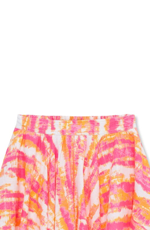 Habitual Kids Kids' Abstract Print Linen Blend Tank & Skirt Set In Print