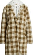 Thread 
Supply Plaid Coat with Bib Hoodie