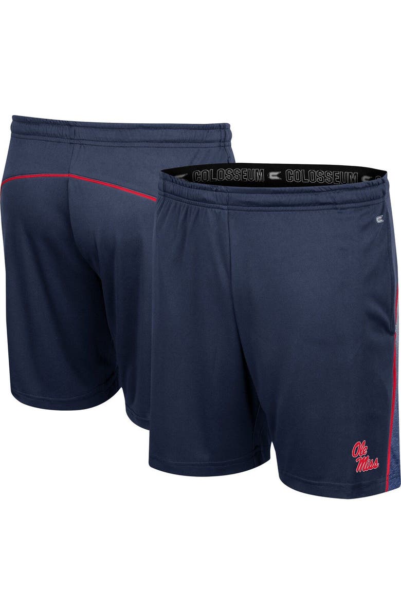 COLOSSEUM Men's Colosseum Navy Ole Miss Rebels Laws of Physics Shorts, Main, color,