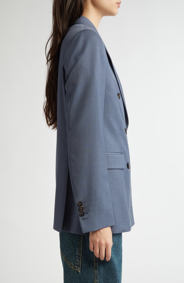 Golden Goose Journey Double Breasted Virgin Wool Blazer, Alternate, color, 