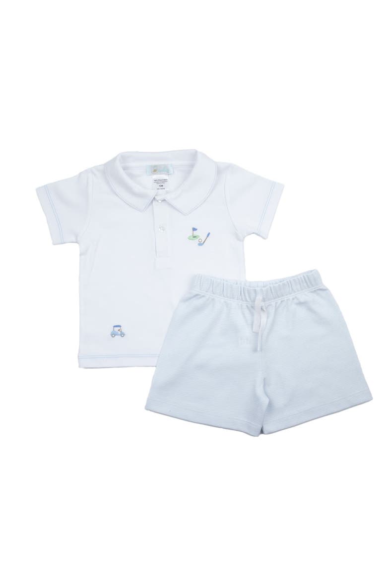 Golf Pima Short Play Set, Main, color, White Multi
