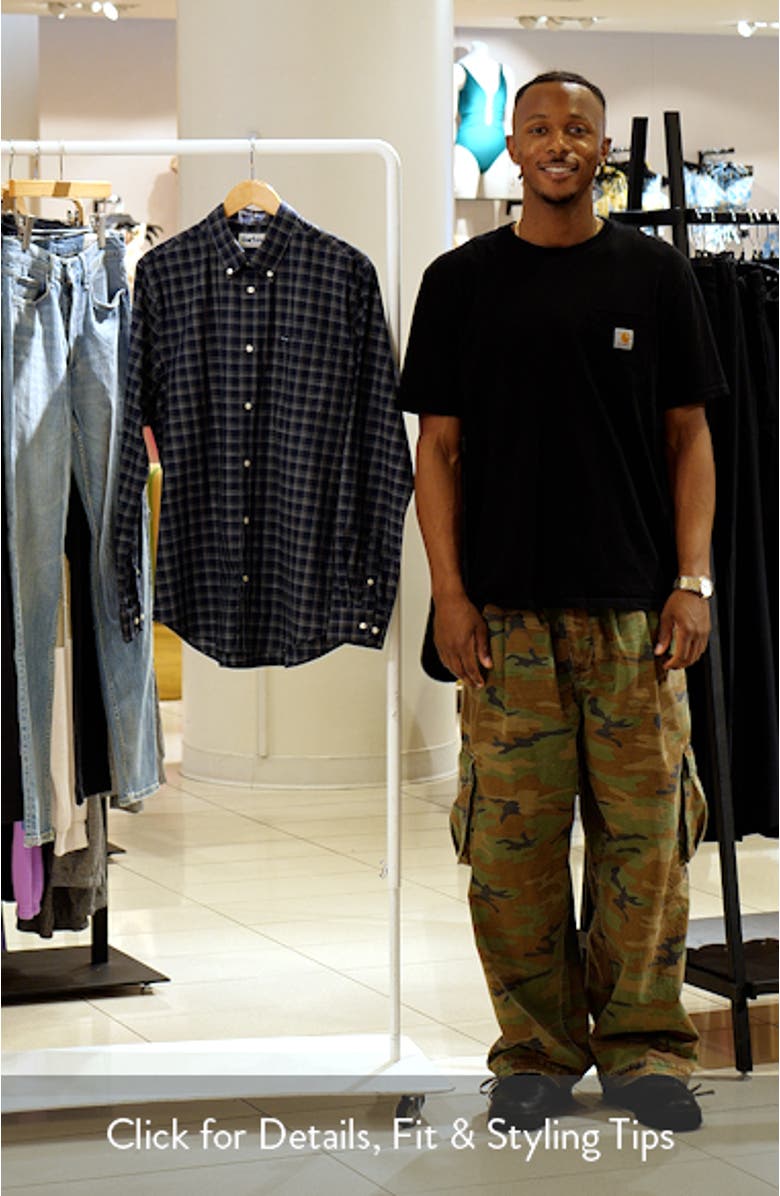 Bramwell Check Button Down Shirt, sales video thumbnail