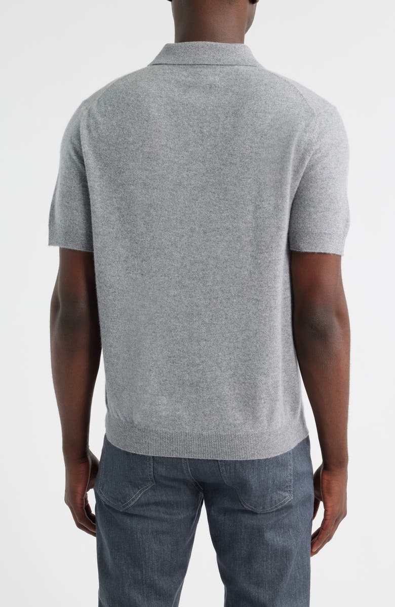 Nordstrom Cashmere Polo, Alternate, color, Grey December Heather