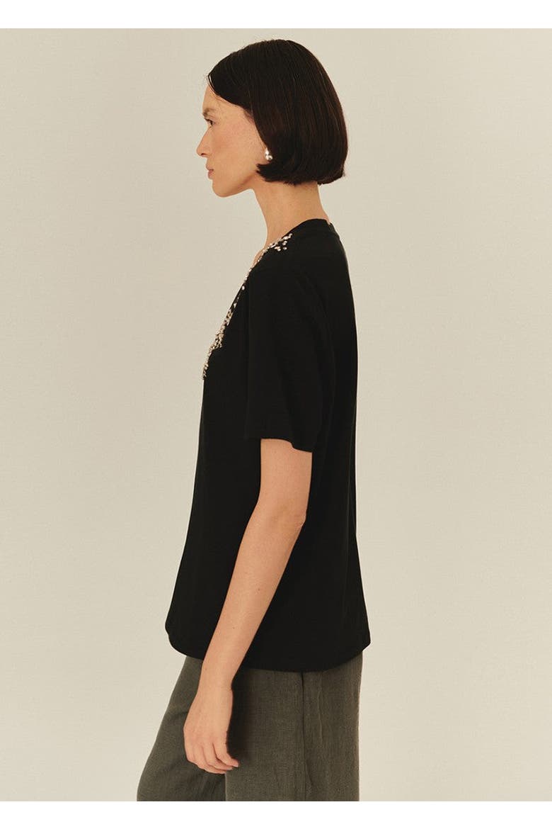 Mallory Tshirt, Alternate, color, BLACK