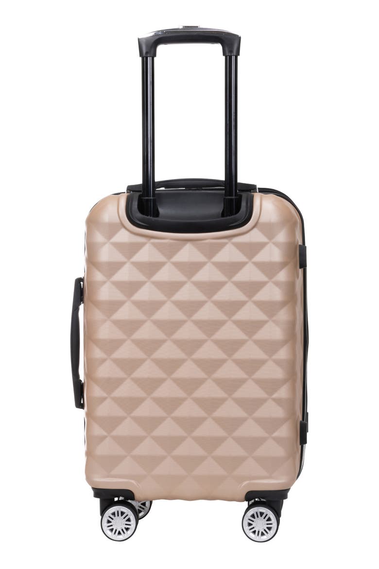 Diamond Tower Hardside Spinner Luggage, Alternate, color, ROSE CHAMPAGNE