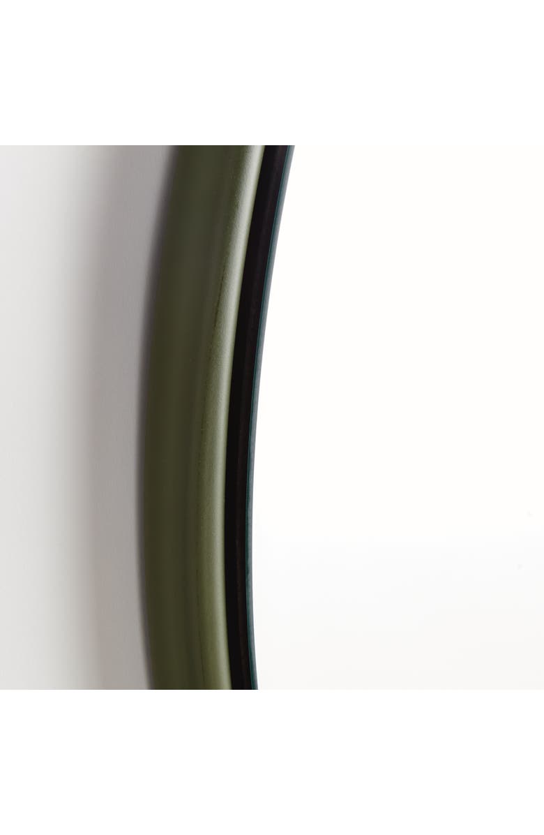 Napa Home & Garden Ryland Mirror Large - Olive Green Round Iron Frame - Beveled, Alternate, color, 