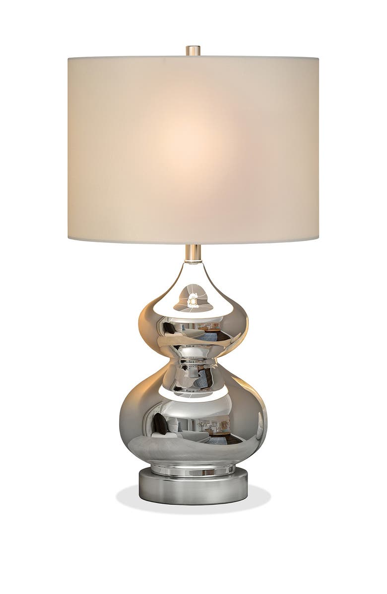 ADDISON AND LANE Katrin Table Lamp - Nickel Plated Glass, Alternate, color, 