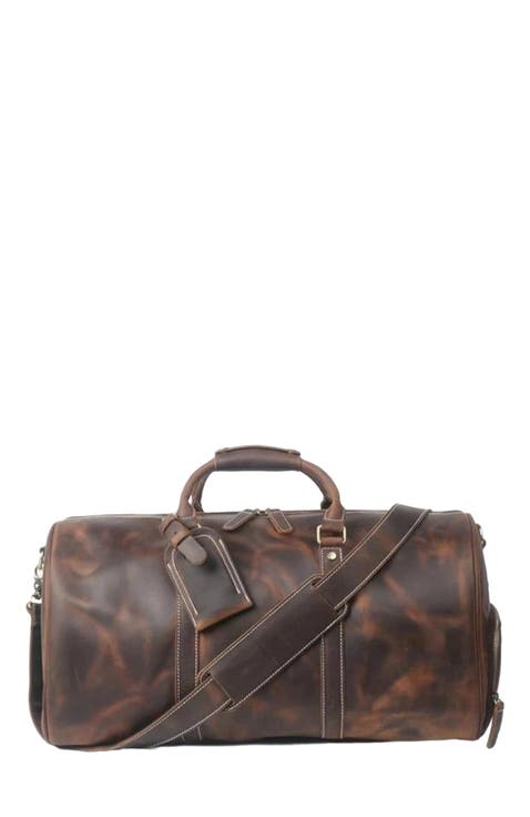 The Dagny Weekender | Large Leather Duffle Bag