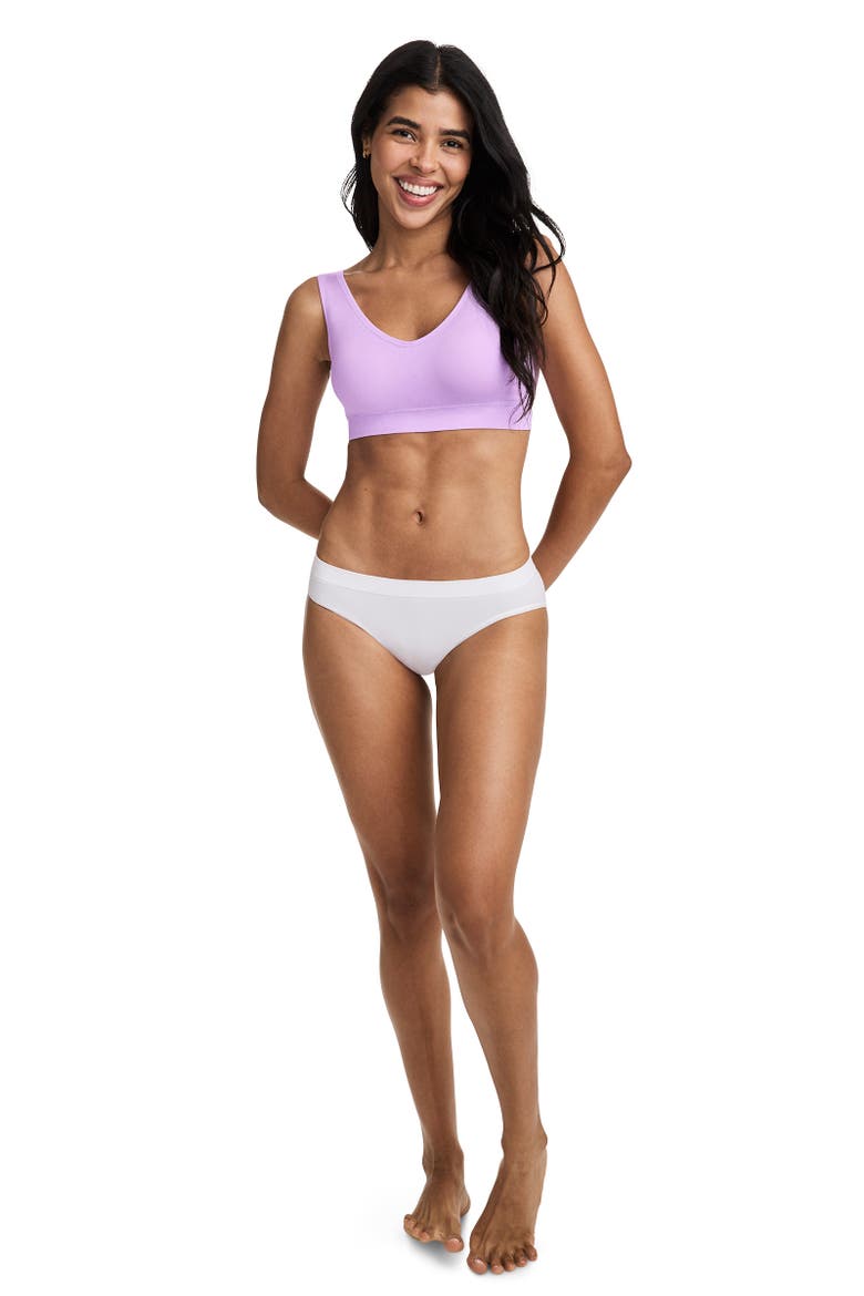 Women's Seamfree Back Smoothing Bralette, Alternate, color, Lavender