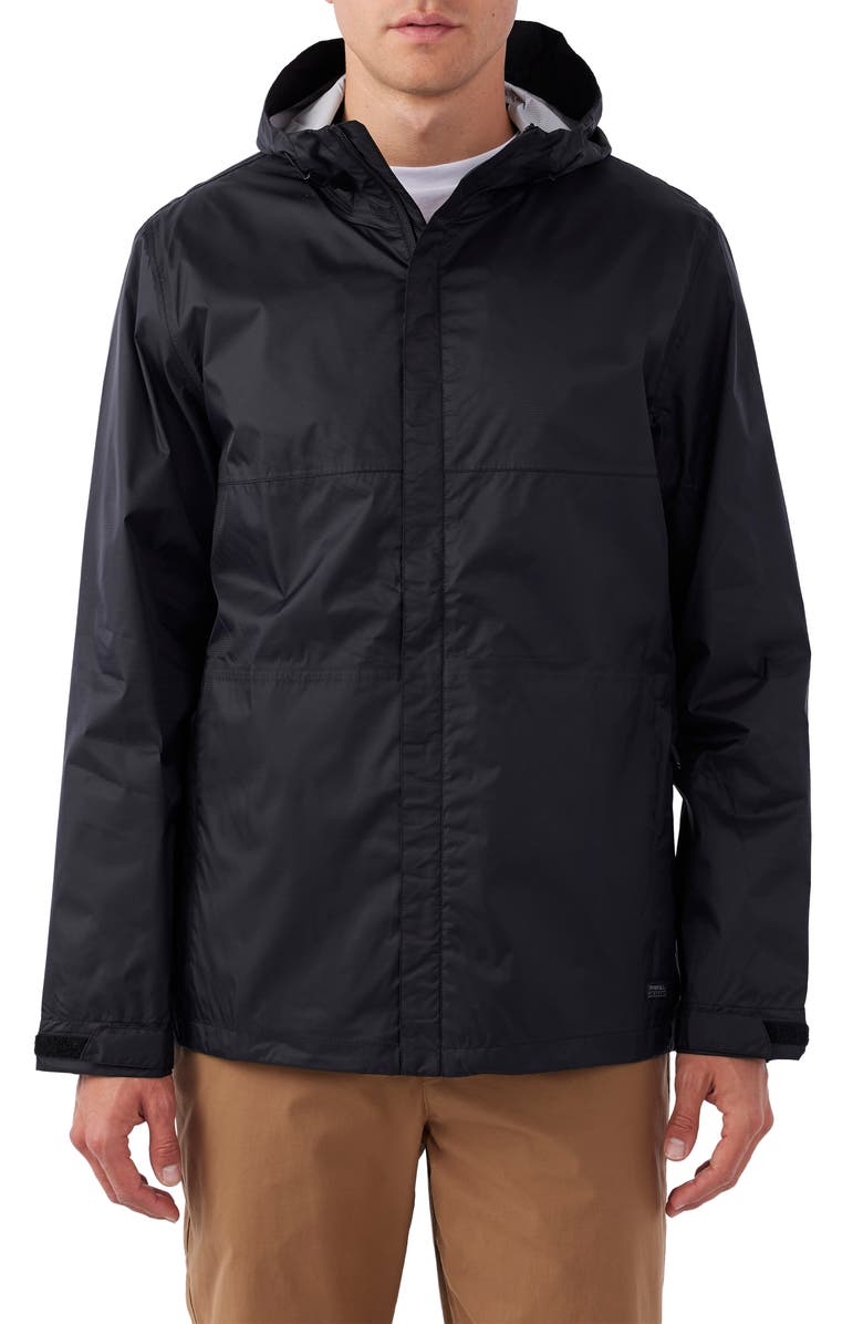 O'Neill Traveler Water Resistant Windbreaker Jacket, Main, color, 