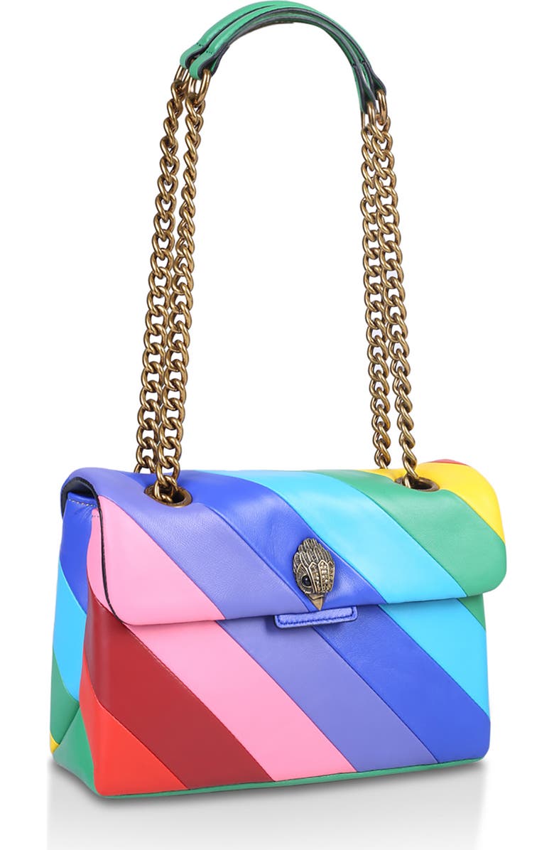 Kurt Geiger London Rainbow Shop Kensington Leather Crossbody Bag, Alternate, color,