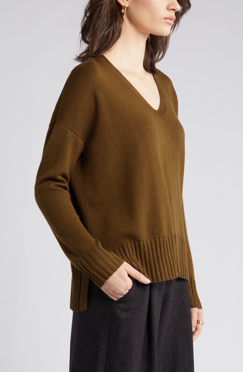Eileen Fisher Boxy Merino Wool Sweater, Alternate, color, 