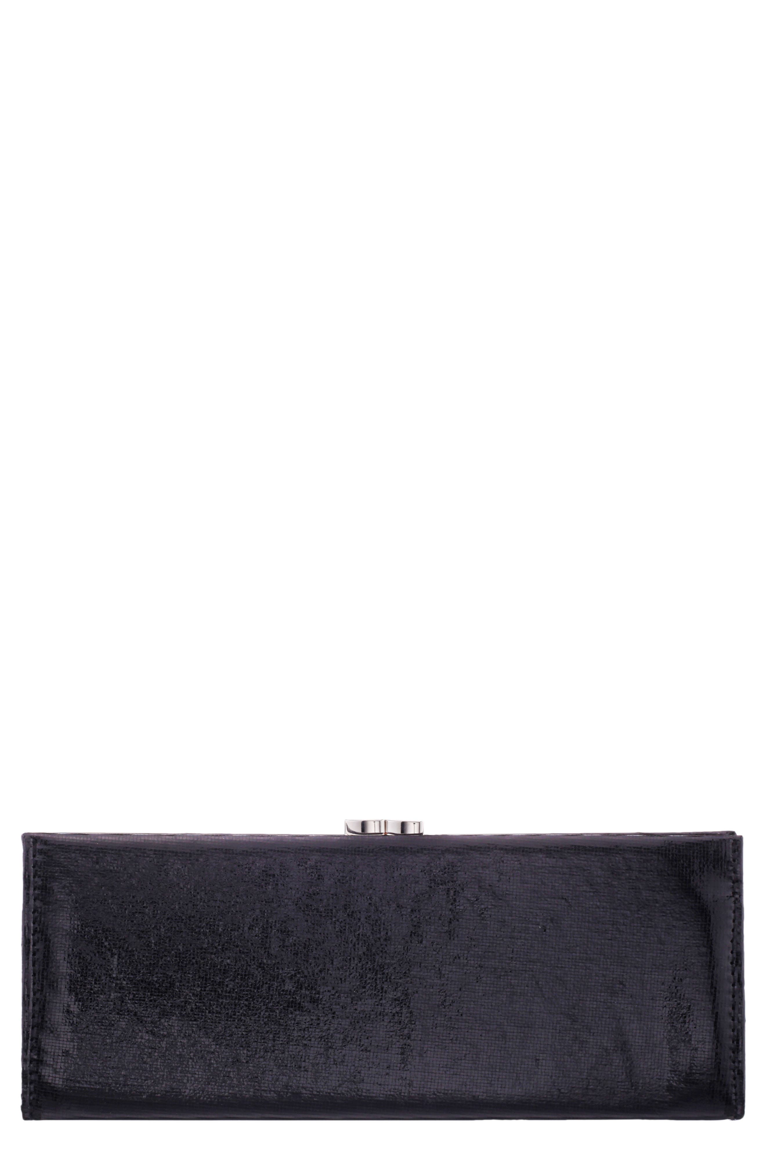 Nina Tierney Clutch, Main, color, Black
