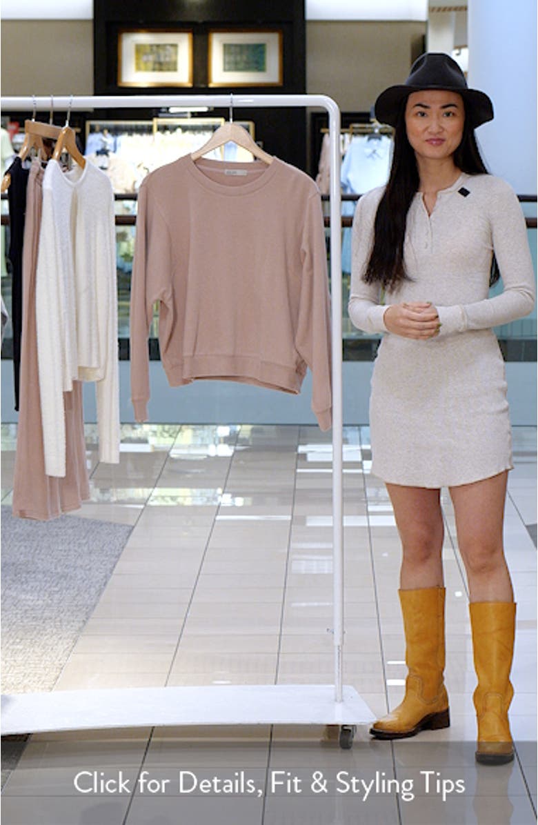 Malibu Collection<sup>®</sup> Brushed Fleece Pullover, sales video thumbnail