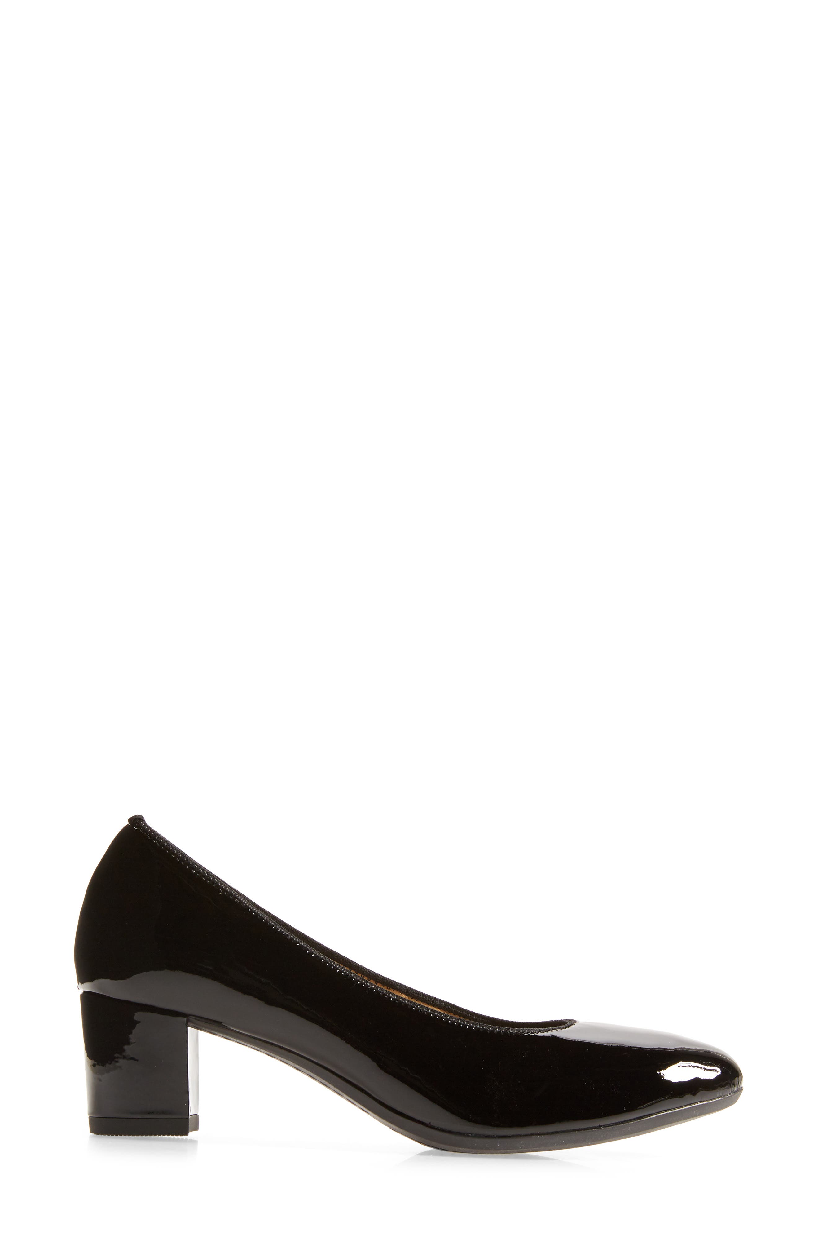 Kendall Pump, Alternate, color, BLACK PATENT LEATHER
