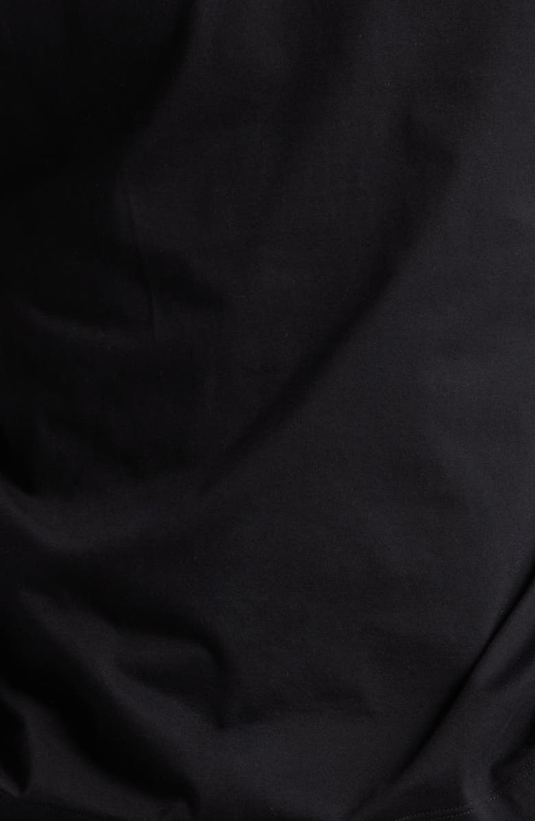 Versace Milano Stamp Embroidered Cotton T-Shirt, Alternate, color, Black