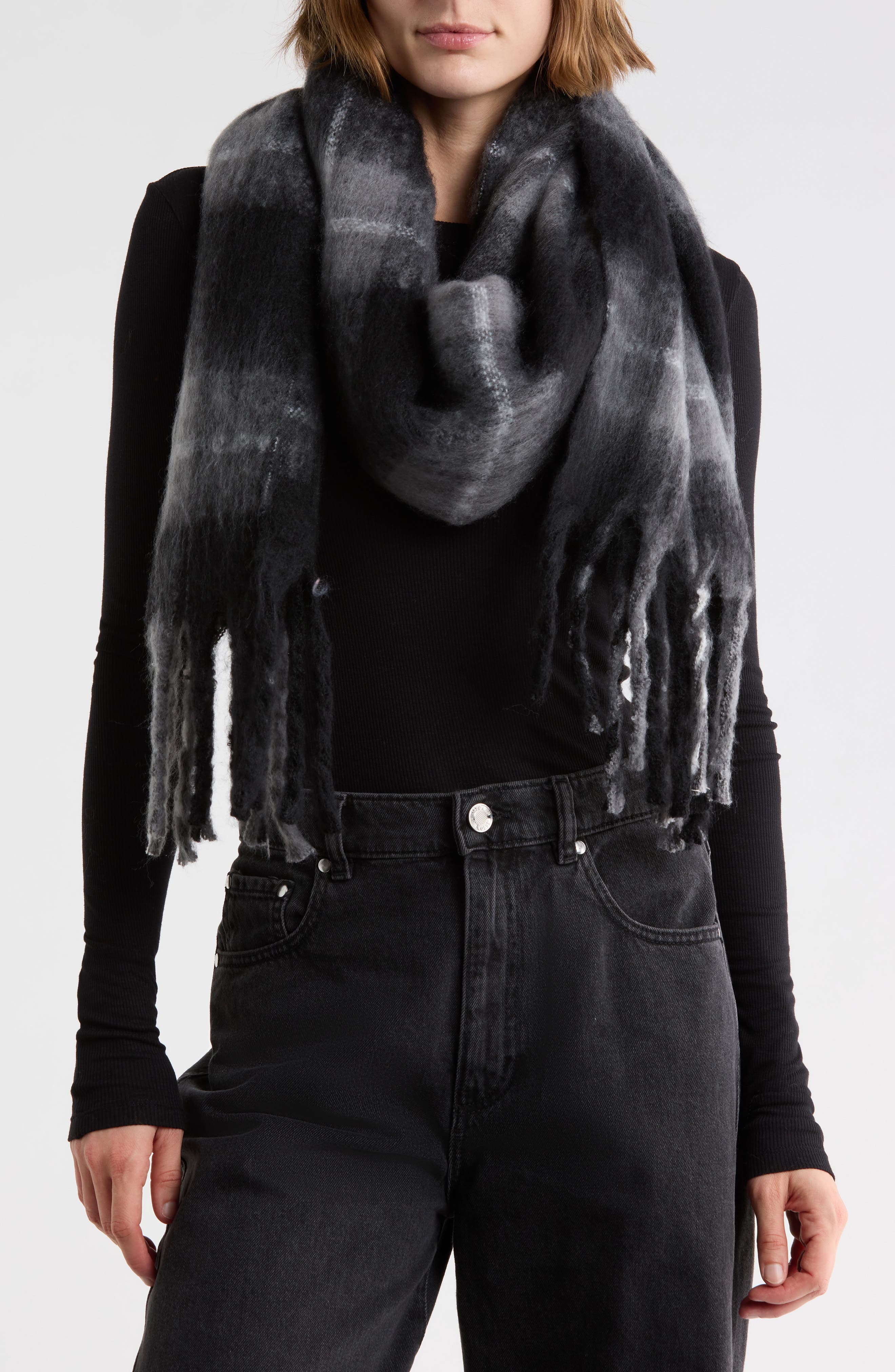 BLACK PLAID COMBO
