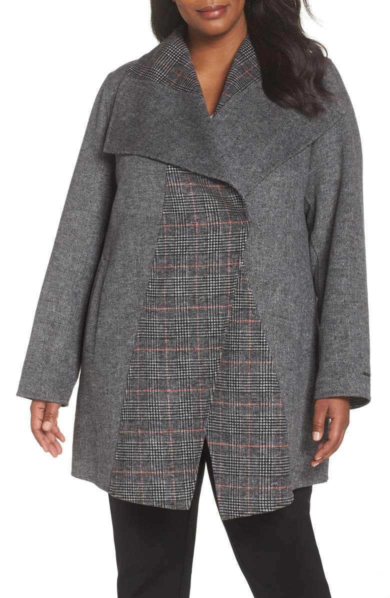 Tahari Nicky Oversize Coat, Main, color, 