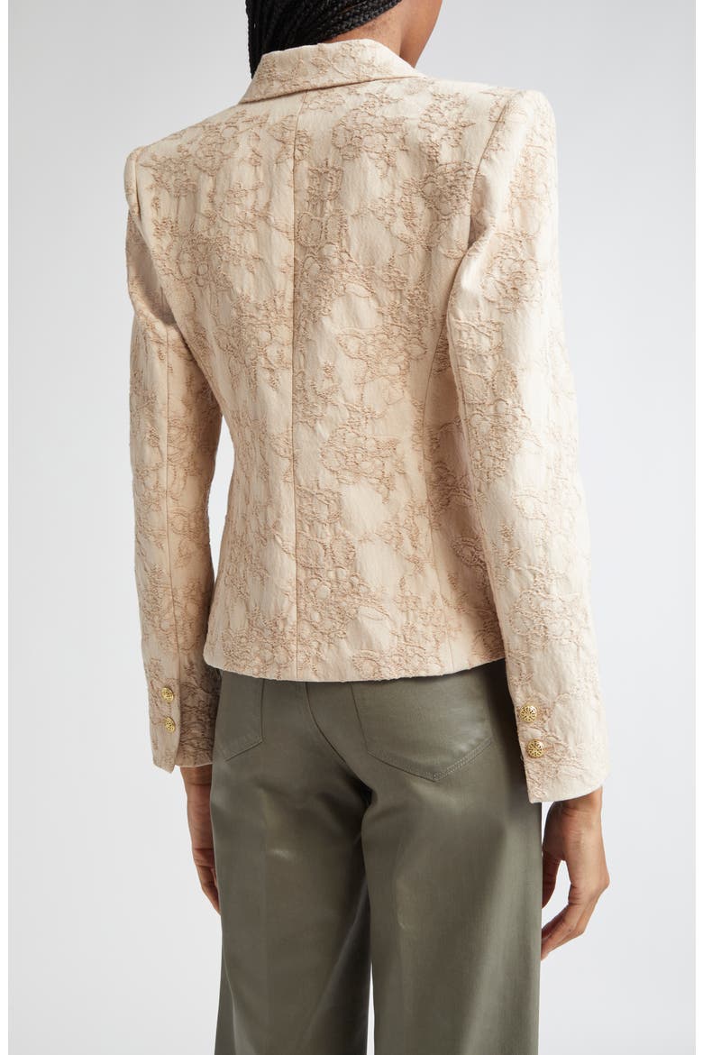 Jennah Crinkled Cotton Twill Blazer, Alternate, color, NEUTRAL CRINKLE TWILL